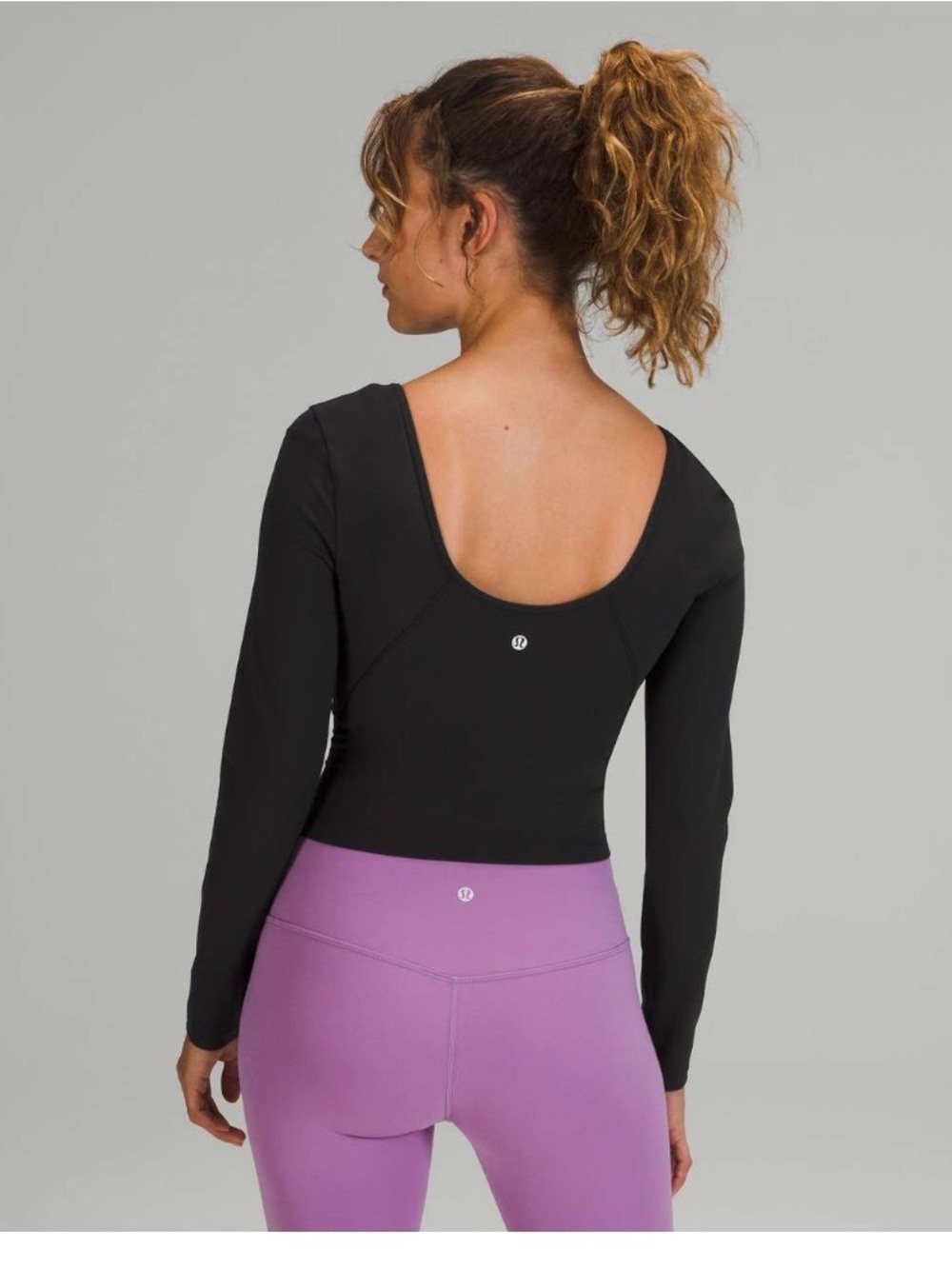 Long-Sleeve Scoop-Back Lululemon Top